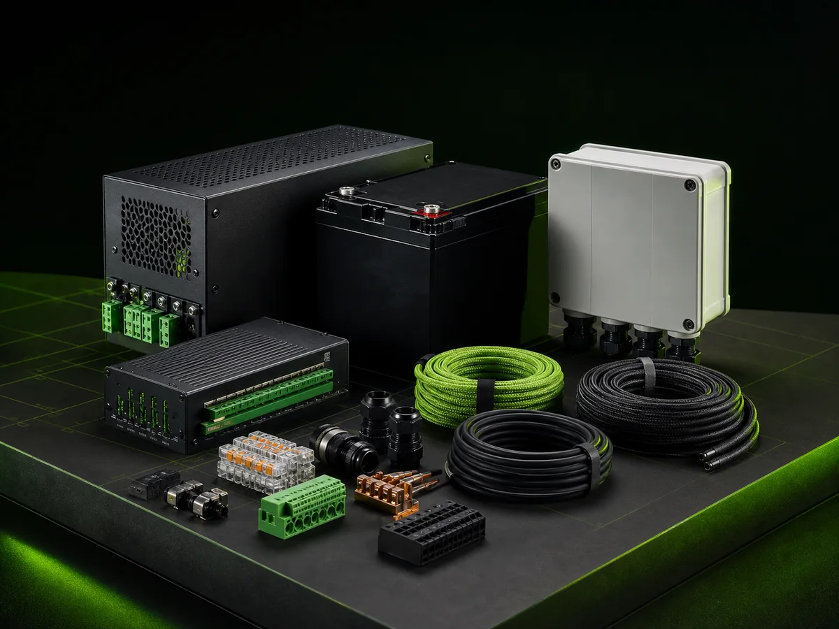 Kontrol kartı, güç kaynağı ve elektronik servis ekipmanları